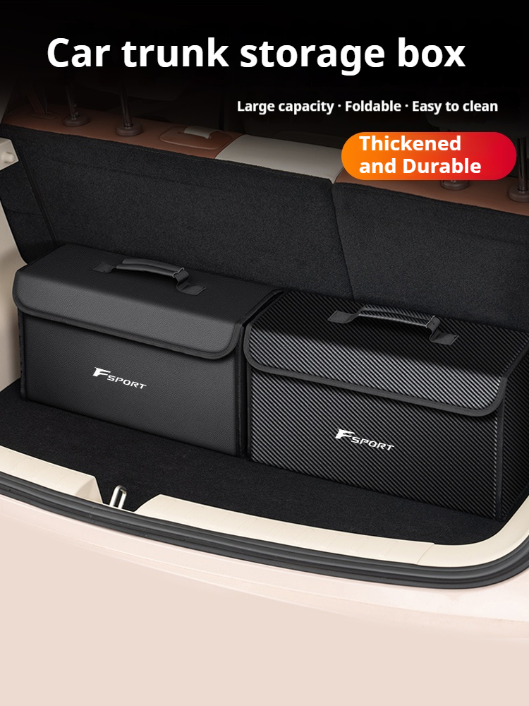Car Trunk Organizer Foldable Storage Box - レクサスFスポーツES RX LS500h GS300 IS300 CT200h