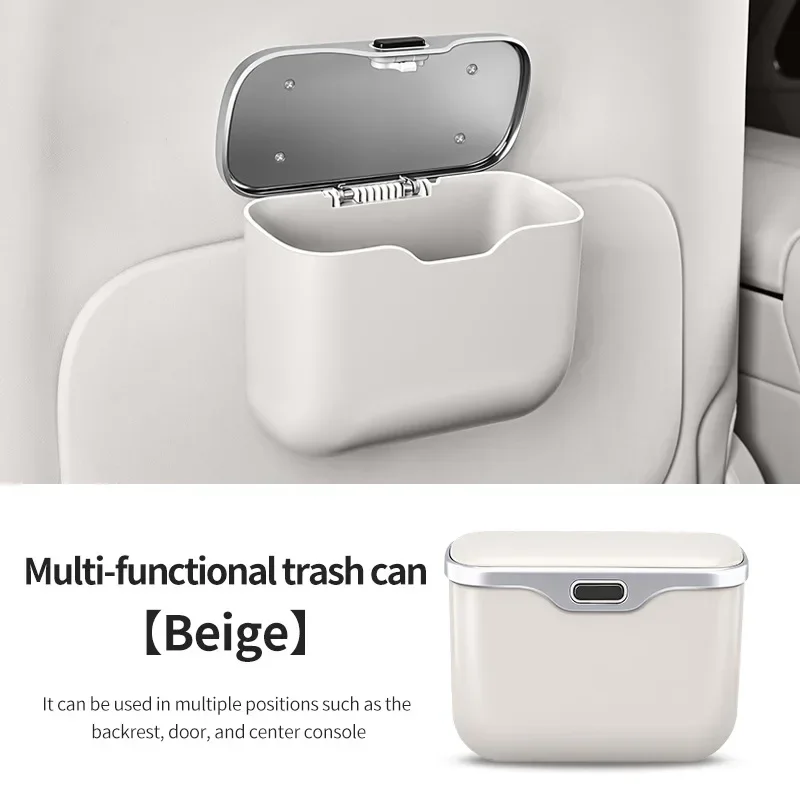 車用ゴミ箱、持ち運び可能、吊り下げ式、多機能、濡れたもの・乾 - Waterproof Car Trash Can With Lid のレビューと価格