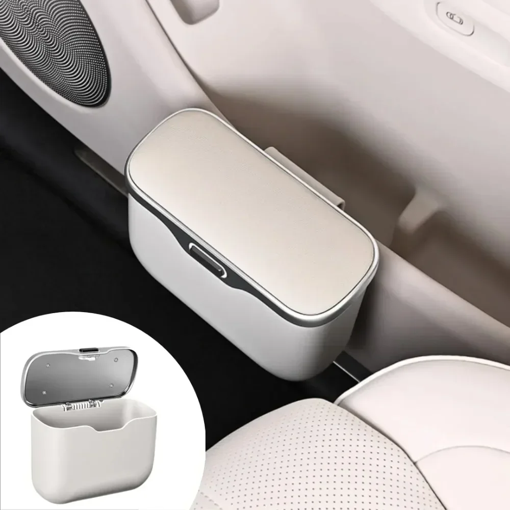 車用ゴミ箱、持ち運び可能、吊り下げ式、多機能、濡れたもの・乾 - Waterproof Car Trash Can With Lid のレビューと価格