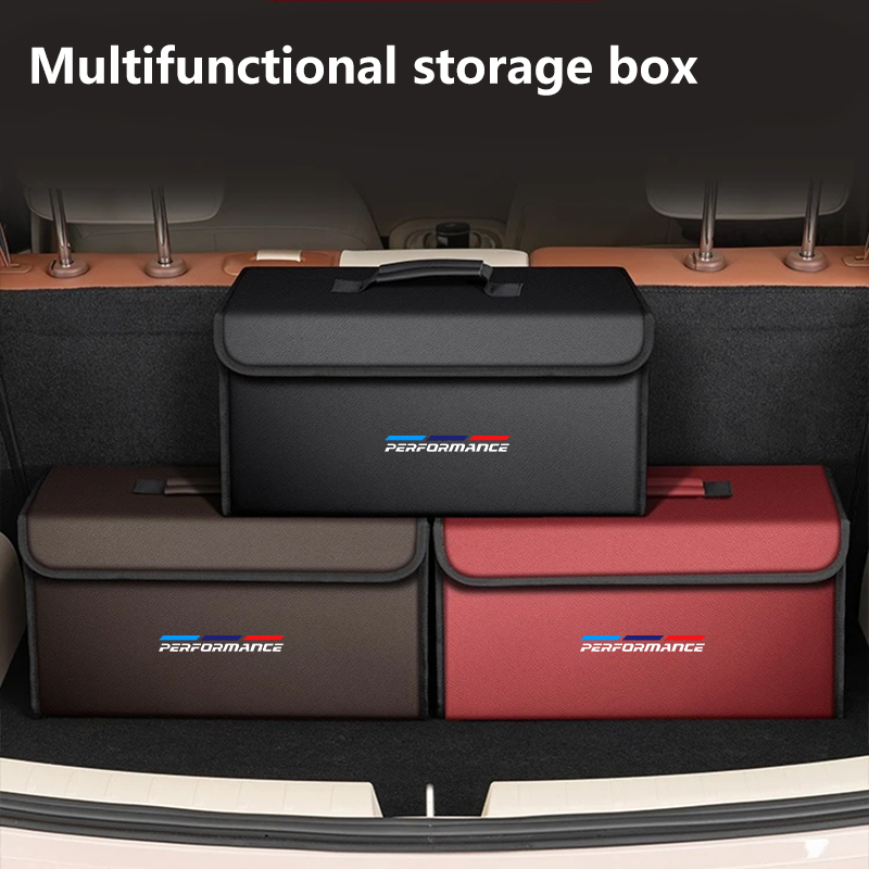 車用レザー製トランクオーガナイザー折りたたみ式収納ボックス、 - Car Trunk Organizer Foldable Storage Box のレビューと価格