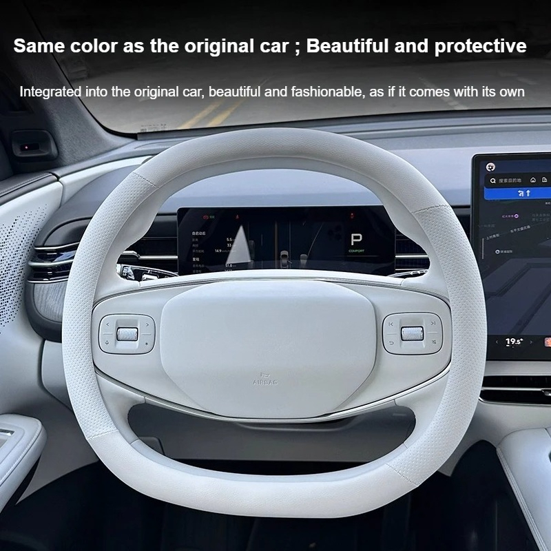 Xpeng G6 2025 車のステアリングホイールカバー滑 - Car Steering Wheel Cover Anti Slip Breathable のレビューと価格