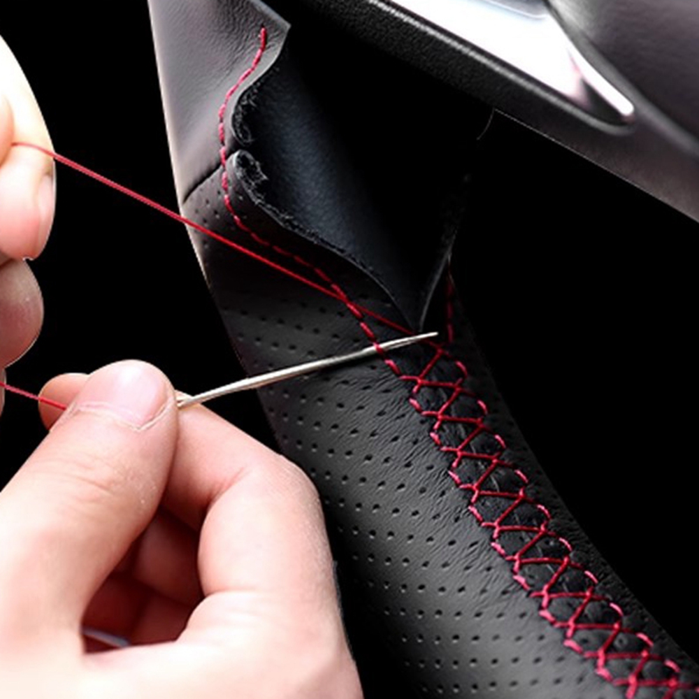 プジョー208,プジョー2008用,マイクロファイバー,室内 - Car Steering Wheel Cover Anti Slip Breathable のレビューと価格