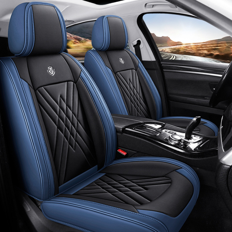 新型ナッパレザーカーシートカバー フルセット 5席 オールシ - Leather Car Seat Covers Full Set Universal のレビューと価格