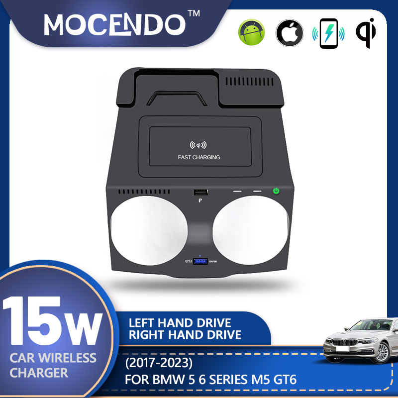 BMW 5 6シリーズ G30 G38 G32 6GT 20 - Wireless Car Charger Mount Fast Charging のレビューと価格