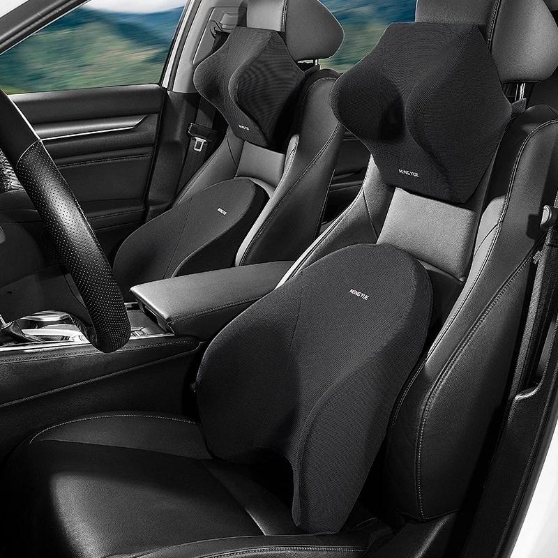 ユニバーサルカーメモリーフォームフォーム,ランバーサポート, - Memory Foam Car Neck Pillow Lumbar Support のレビューと価格
